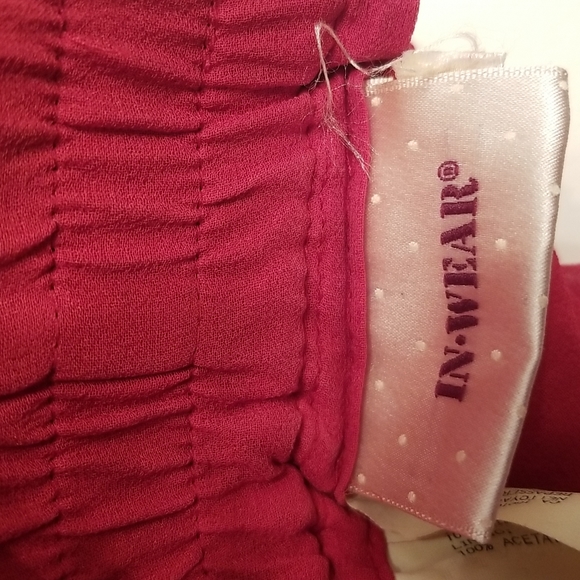 Matinique  In Wear Silk  Sheer Vintage Skirt + free underskirt. - Picture 5 of 5